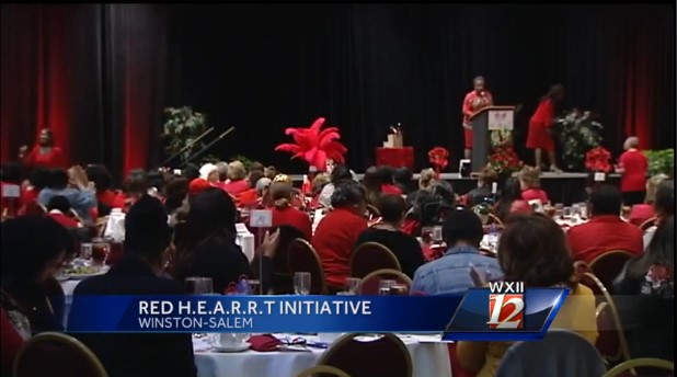 WXII Red H.E.A.R.R.T Red Bottom Shoes Luncheon announcement.